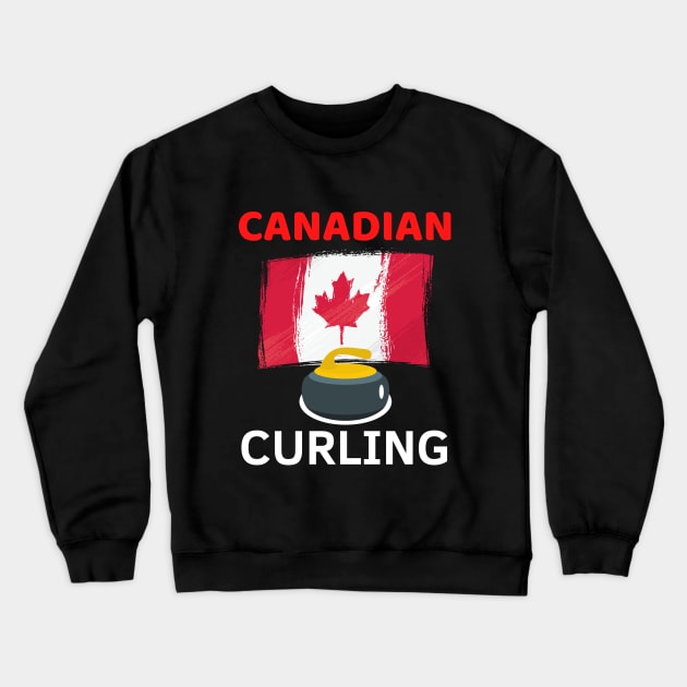 Canadian Curling Team Crewneck Sweatshirt by funcreation